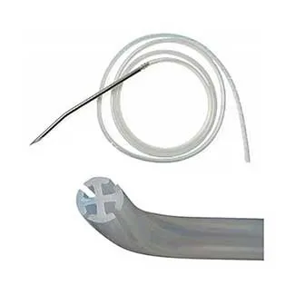 Cardinal Health - SU130-1325 - Med Jackson Pratt wound drain, 19 french, round, silicone, end perforation.
