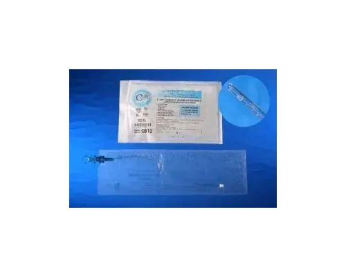 Cure - CB12 - Cure Closed System Single Straight Tip Pre-lubricated Catheter