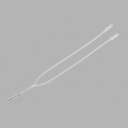Cook Medical - G14121 - Y-Type Connecting Tube with 2 Male Luer Locks and Drainage Bag Connector 14 Fr 30 cm