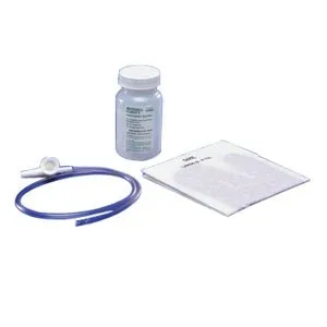 Cardinal Health - Argyle - 10182 -  Suction Catheter Tray 18 fr with Safe T Vac Control Valve, Latex free Glove, 100mL Bottle of Sterile Water.