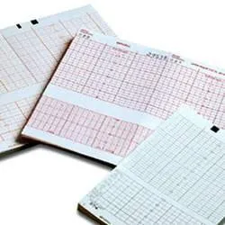 Cardinal Health - 10643709 - Recording Chart Paper, for 9270-0485 Philips, Fetal Monitoring, Thermal, Easy-to-read Red Grid, 40 pd/cs (Continental US Only)