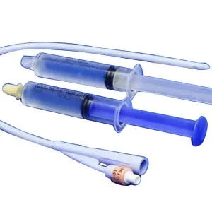 Cardinal Health - Dover - 8887606161 - Covidien   2 Way Foley Catheter Kit with Silicone Foley Catheter, 16 fr, 5 cc, Latex free