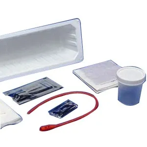 Cardinal - Kenguard - 75000- - Intermittent Catheter Tray  Open System / Urethral 14 Fr. Without Balloon Vinyl