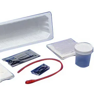 Cardinal Health - 75010- - Covidien Dover  Dover Open Urethral Trays, Add A Cath, PVP Swab Sticks, 1200 mL Graduated Basin, Exam Gloves, Lubricating Jelly, Specimen Container and Underpad/Drape.