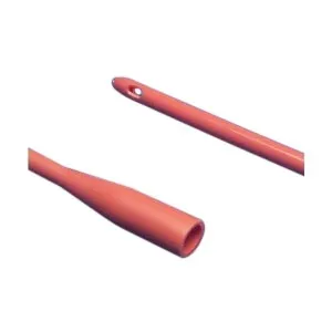 Cardinal Health - Dover - 8422 - Dover Red Rubber Urethral Catheter 22 Fr x 14", Hydrophilic Coated, Latex