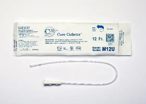 Convatec - Cure Medical - M12U -  Cure Catheter Urethral Catheter Cure Catheter Straight Tip Uncoated PVC 12 Fr. 16 Inch