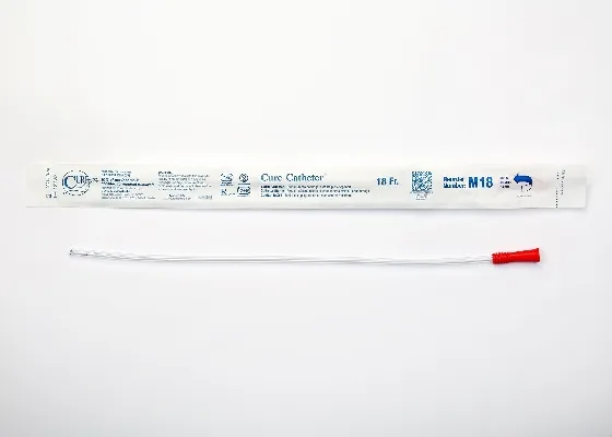 Convatec Cure Medical - From: M14 To: M18  Cure Medical   Cure Catheter Urethral Catheter Cure Catheter Straight Tip Uncoated PVC 14 Fr. 16 Inch