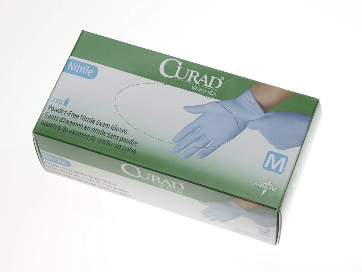 Curad - Medline - CUR9316H - Nitrile Exam Gloves