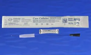 Cure Medical - From: HP10 To: HP8  Cure CatheterUrethral Catheter Cure Catheter Straight Tip Hydrophilic Coated Plastic 10 Fr. 10 Inch