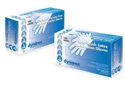 Dynarex - 2336 - 2339 - Exam Glove Safe-touch Nonsterile Powder Free Latex