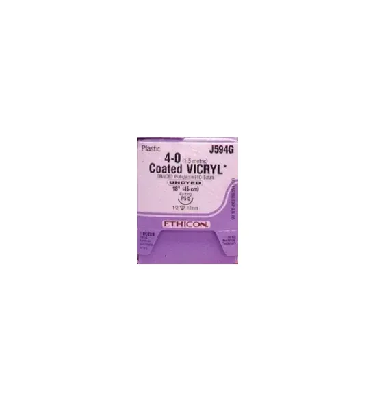 Ethicon - From: J522H To: J527H - Suture, Straight Cutting, Braided, Needle KS, Straight