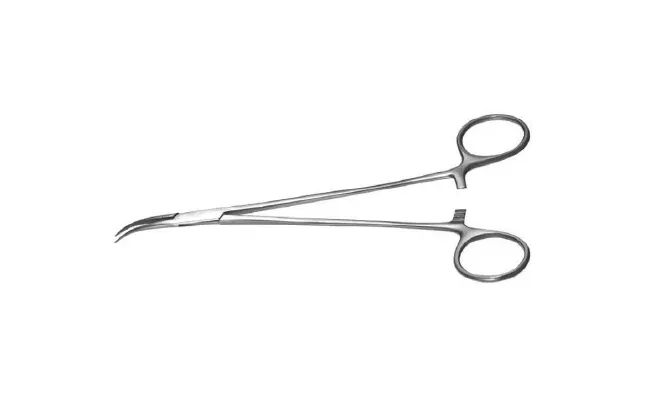 Integra Lifesciences - Padgett - FLM-105 - Hemostatic Forceps Padgett Mosquito 4 Inch Length Surgical Grade Stainless Steel Nonsterile Ratchet Lock Finger Ring Handle Curved