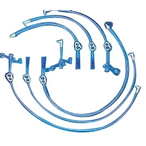 Avanos Medical - MIC-Key - 0124-12 - MIC Key Bolus Enteral Feeding Extension Tube Set MIC Key 12 Inch With Cath Tip SECUR LOK Right Angle Connector and Clamp