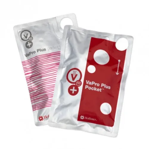 Hollister - VaPro Plus Pocket - 71084-30 -  Intermittent Catheter Tray  Straight Tip 8 Fr. Hydrophilic Coated Phthalates Free PVC