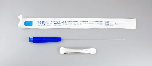 Hr Pharmaceuticals - HS0810 - HR Pharmaceuticals Redicath Hydrophilic Catheter 8fr 10" With Water Bag And Touch Free Sleeve