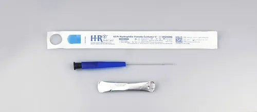 Hr Pharmaceuticals - HS1006 - HR Pharmaceuticals Redicath Hydrophilic Catheter 10fr 6" With Water Bag And Touch Free Sleeve