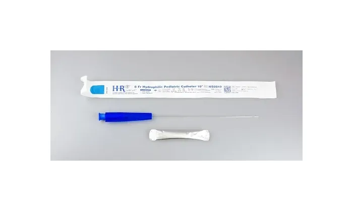 Hr Pharmaceuticals - Hs0810 - Trucath Hydrophilic Catheter With Water Bag And Touch Free Sleeve, 8fr, 10"