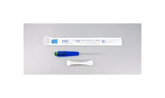 Hr Pharmaceuticals - Hs1406 - Trucath Hydrophilic Catheter With Water Bag And Touch Free Sleeve, 14fr, 6"