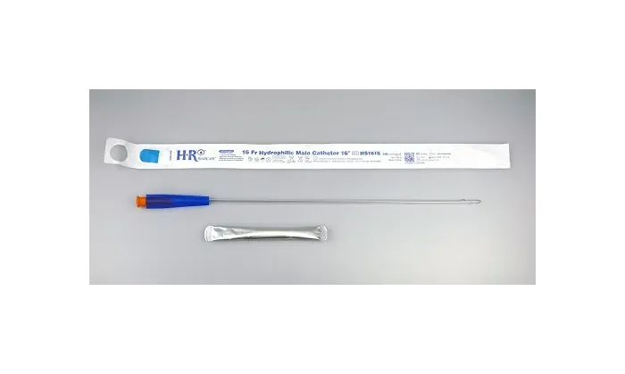 Hr Pharmaceuticals - Hs1616 - Trucath Hydrophilic Catheter With Water Bag And Touch Free Sleeve, 16fr, 16"
