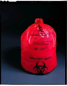 Medegen Medical - 50-40 - Infectious Waste Bag, 11" x 14", 1.5 mil, 500/cs