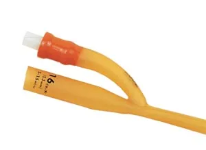 Amsino - AS41014 - Foley Catheter, 14FR 2-Way Silicone Coated Latex, 5cc Balloon, 10/bx