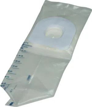 Amsino - AS409 - Collection Bag 200mL with Safe Adhesive, Sterile, Latex Free (LF), 50/cs