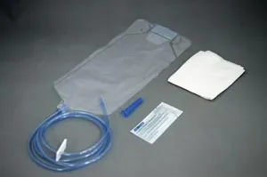 Amsino - AS330 - Enema Bag/ Bucket Set, 1500mL Bag, 60" Tubing, Pre-Lubricated Tip, Slide Clamp, Soap Packet & Waterproof Drape, 50/cs (60 cs/plt)