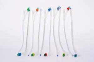 Amsino - AS42022S - Foley Catheter, 100% Silicone, 22FR x 30cc Balloon, Two-Way, Sterile, Latex Free (LF), 10/bx