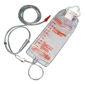 Kendall-Medtronic / Covidien - 704305 - Kangaroo Pump Set with 1,200-mL Bag with Easy-Cap Closure