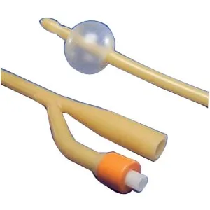 Cardinal Health - Dover - 1612- - Dover Hydrogel Coated Latex Foley Catheter, 2-Way, 12 French, 5 cc balloon, 16" length.