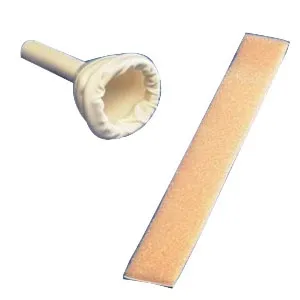 Cardinal Health - From: 8884730200 To: 8884732500  DoverTexas Catheter Latex SelfSealing Male External Catheter without Foam Strap Standard Size, Disposable, OnePiece, Features a hard plastic tip