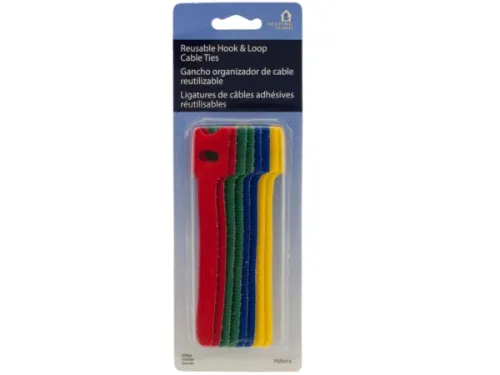 Kole Imports - Hh487 - Reusable Hook &amp; Loop Cable Ties