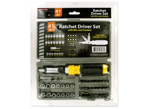 Kole Imports - OL524 - Ratchet Driver Set With Carrying Case