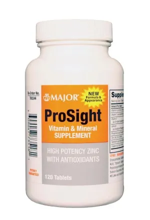 Major Pharmaceuticals - From: 700434 To: 700436 - Prosight Tabs, 120s, Compare to Ocuvite, NDC# 00904 7735 18