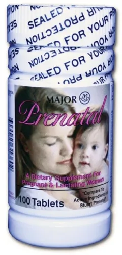Major Pharmaceuticals - From: 700734 To: 700735 - Prenatal Tablets, 100s, Compare to Stuartnatal, NDC# 00904 5313 60