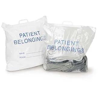 Medegen Medical - From: 70-50 To: 70-52 - Personal Belongings Bag, Heavy Duty, Cotton Drawstring