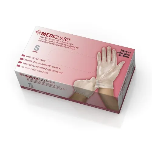 MediGuard - Medline - 6MSV511 - 6MSV514H - Non-Sterile Vinyl Synthetic Exam Glove 