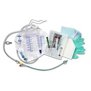 Medline From: DYND11519 To: DYND11520 - 100% Silicone Closed System Foley Catheter Tray