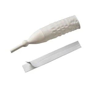 Medline Industries - DYND12301 - Exo-Cath male external catheter large (35mm) double sided adhesive tape.  Contains latex.