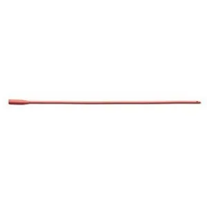 Medline Industries - DYND13518 - Intermittent Catheter 18 fr 16" L, Red Rubber, Sterile, Smooth Tip