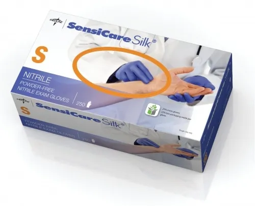 Medline - SensiCare - From: MDS7584H To: MDS7587H -  Silk Nitrile Exam Gloves