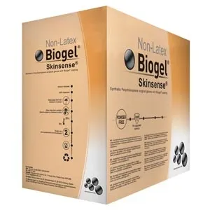 Molnlycke - Biogel Skinsense - 31470 - Surgical Glove Biogel Skinsense Size 7 Sterile Polyisoprene Standard Cuff Length Micro-Textured Straw Not Chemo Approved