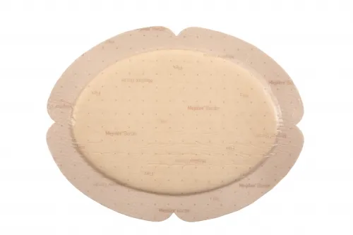 MOLNLYCKE HEALTH CARE - 583500 - Molnlycke Health Care Us Mepilex Border Flex Self Adherent Soft Silicone Foam Dressing 3.1" x 4" Oval with Safetac Technology, 5 Layer Absorbent Pad, Sterile