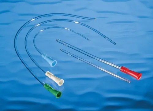 Hr Pharmaceuticals - MTG Catheters - 71508 -  MTG Straight Tip Peditric Intermittent Catheter, 8 Fr, 10" Vinyl Catheter with Handling Sleeve
