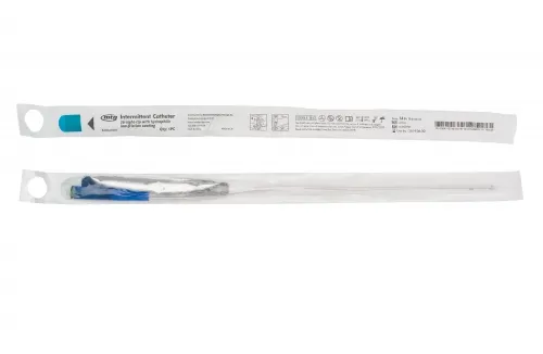 Hr Pharmaceuticals - MTG Catheters - 71614 -  MTG Coude Tip Intermittent Catheter, 14 Fr, 16" Vinyl Catheter with Handling Sleeve