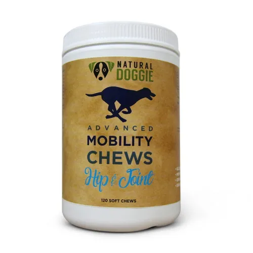 Natural Doggie - AdvancedMobilityChews-Hip&JointFormula120chews - Advanced Mobility Chews - Hip & Joint Formula