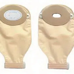 Nu-Hope - Nu-Flex - From: 40-7544 To: 40-7544-DC - Nu Flex Nu Flex One piece Cut to Fit Adult Drainable Pouch with Nu Comfort Barrier and Closure Clamp 1 1/8" x 2" Oval, 3 1/4" x 4 5/8" OD, 11" L x 5 3/4" W , 1/2" Starter Hole, 24 oz., Adhesive Foam Pad