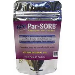 Parthenon - Other Brands - From: PAP2001-25 To: PARSORB -  Par sorb absorbent gel packets. 25 per pouch. Great for travel.
