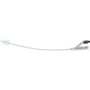 Teleflex - 170003080 - Silkomed Pediatric 2 Way Foley Catheter 8 fr 3 cc, 12" L, White Color, Pre loaded Stylet