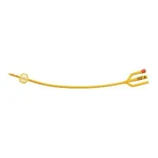 Teleflex - Rüsch Gold - 183405160 -  Gold 3 Way Silicone Coated Foley Catheter 16 fr 16" L, 5 cc, Color Coded, Sterile